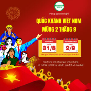 (Tiếng Việt) THÔNG BÁO LỊCH NGHỈ LỄ QUỐC KHÁNH 02/09/2024