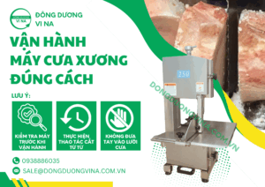 (Tiếng Việt) ĐỂ VẬN HÀNH MÁY CƯA XƯƠNG THỊT ĐÔNG LẠNH CẦN LƯU Ý NHỮNG ĐIỂM NÀO?